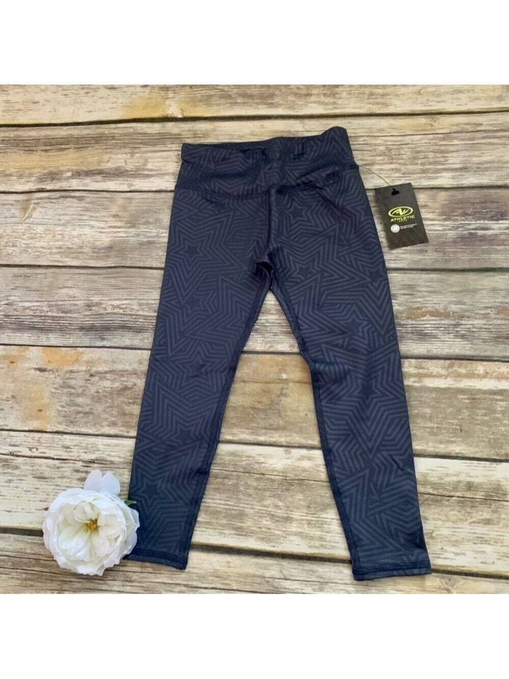 NWT GREY ATHLETIC LEGGINGS - Picture 2 of 5